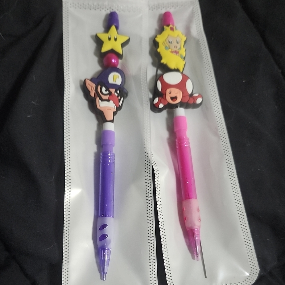 Kids Character Pen Set - Purple and Pink - Picture 3 of 4